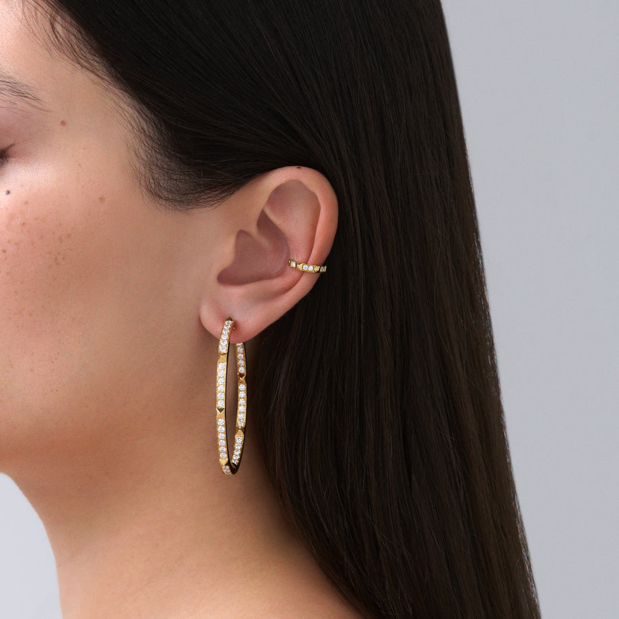 R.08™ Une Diamond Ear Cuff | Yellow Gold