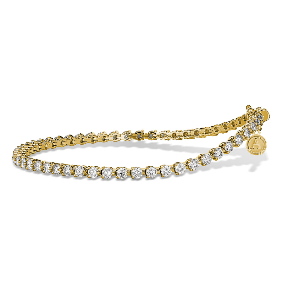 Aura Tennis Bracelet 2.92ct - 3.25ct | Yellow Gold