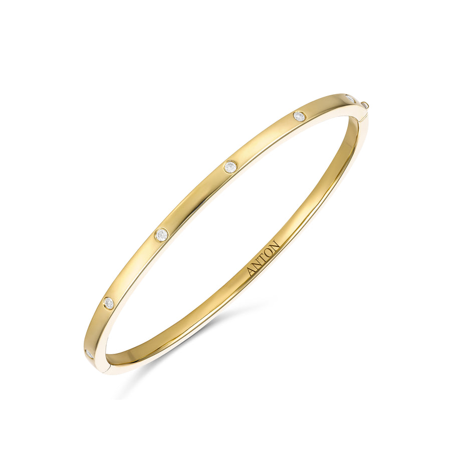 Capri Dreaming® Solaro Diamond Bangle | Yellow Gold
