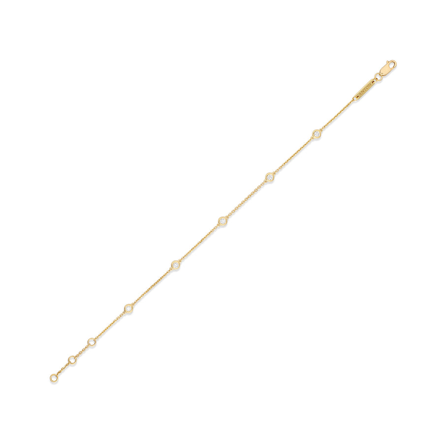 Capri Dreaming® Dot Chain 0.17ct Bracelet | Yellow Gold
