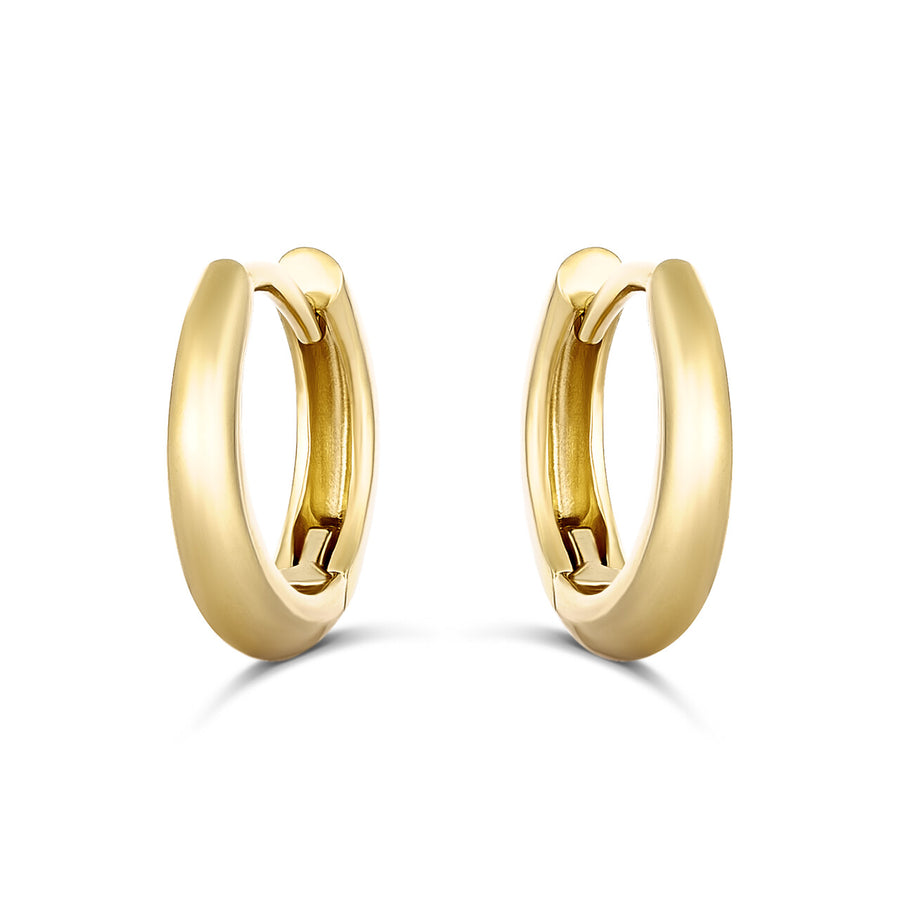 Capri Dreaming® Solid Hoops 12mm | Yellow Gold