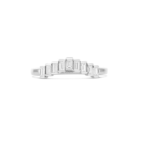 Capri Dreaming® Crest Diamond Ring | 18K White Gold
