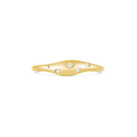 Capri Dreaming® Pebble Surge Diamond Ring | Yellow Gold