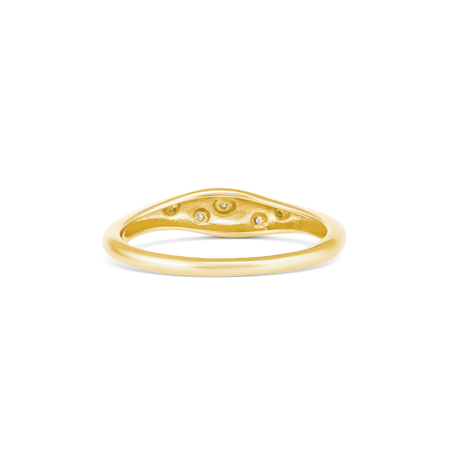 Capri Dreaming® Pebble Surge Diamond Ring | Yellow Gold