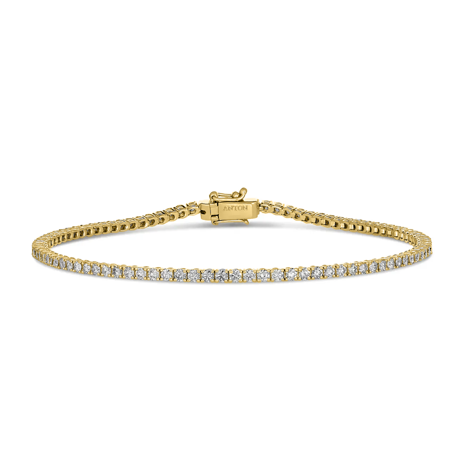 Classic Tennis Bracelet 2.70ct - 3.04ct | Yellow Gold