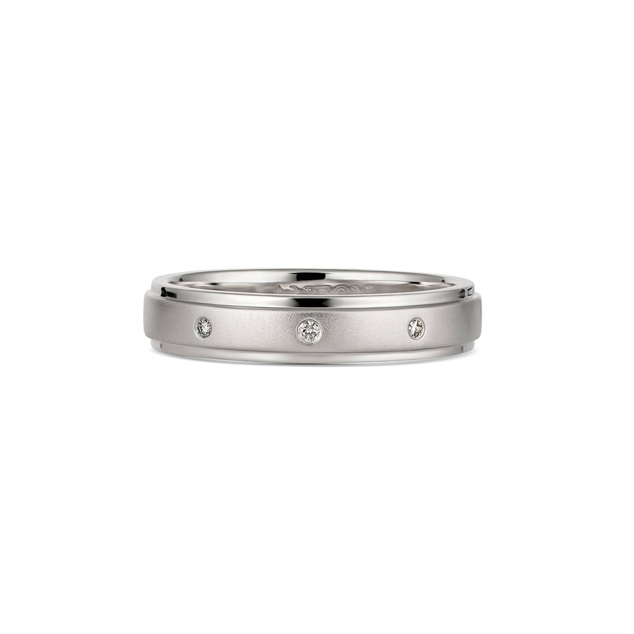 Wedding Eternity Round Brilliant Cut Diamond Ring | White Gold