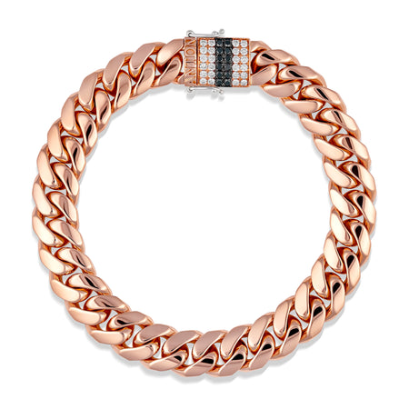 Men's Cuban Link Bracelet | Rose Gold