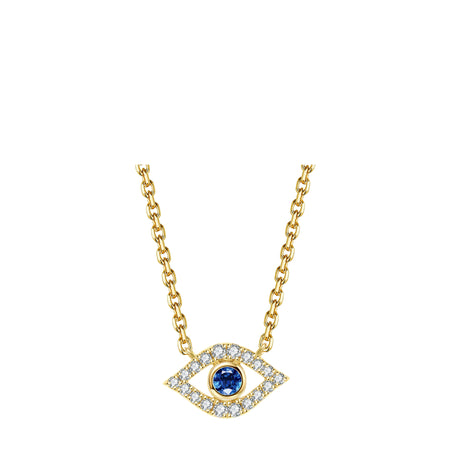 Capri Dreaming® Evil Eye Pendant Necklace | Yellow Gold