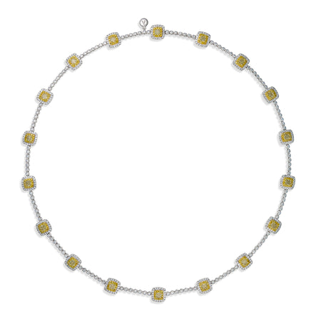 Hello Yellow® Cushion Cut Yellow Diamond Bracelet