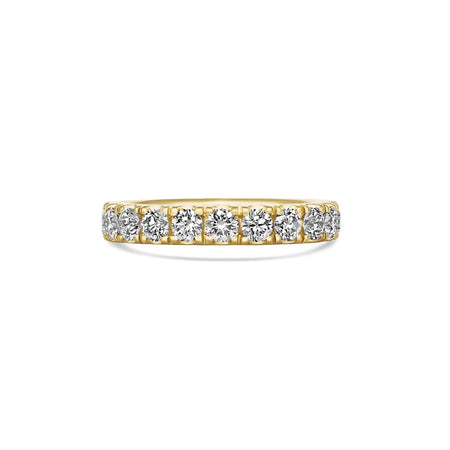Wedding Lux Round Brilliant Cut Diamond Ring | 18K Yellow Gold
