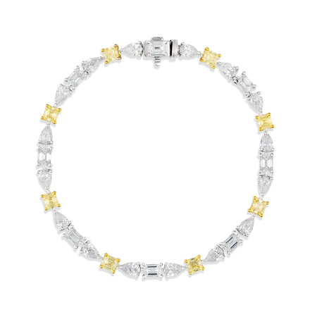 Riviera Monaco Fancy Yellow Diamond Bracelet