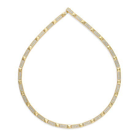 R.08® Deux Diamond Necklace | 18K Yellow Gold