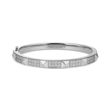 R.08® Deux Diamond Bangle | White Gold