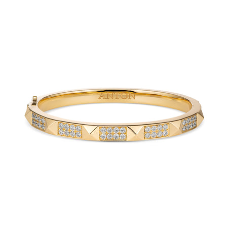 R.08® Deux Diamond Bangle | 18K Yellow Gold
