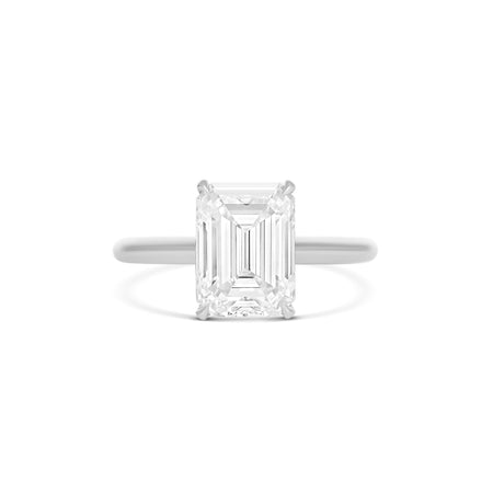 Hot Rocks® Crawford Emerald Cut Diamond Engagement Ring | Platinum