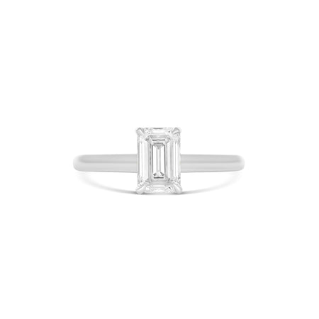 Endless Crawford Emerald Cut Diamond Engagement Ring | Platinum