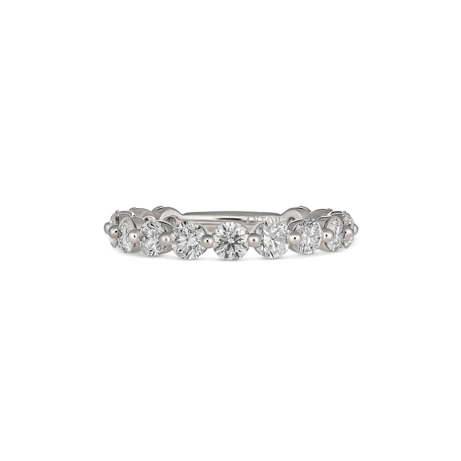 Wedding Eternity Round Brilliant Cut Diamond Ring | Platinum