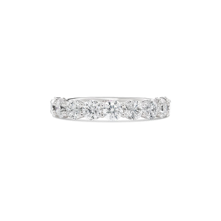 Riviera Round Brilliant Cut Diamond Ring | Platinum
