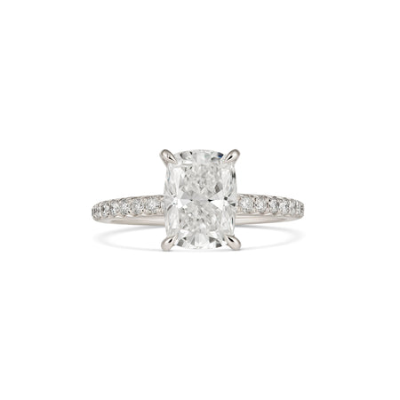 Hot Rocks® Crawford Cushion Cut Diamond Engagement Ring | Platinum