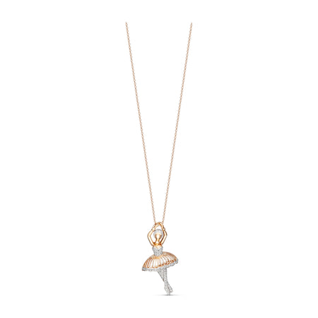 Little Rocks® Ballerina Pendant Necklace | 18K Rose Gold