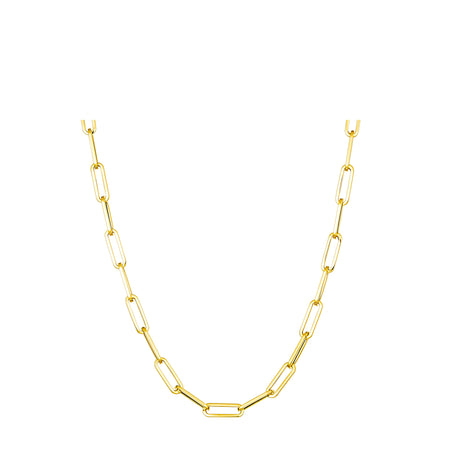 Capri Dreaming® Paperclip Original Chain Necklace | 18K Yellow Gold