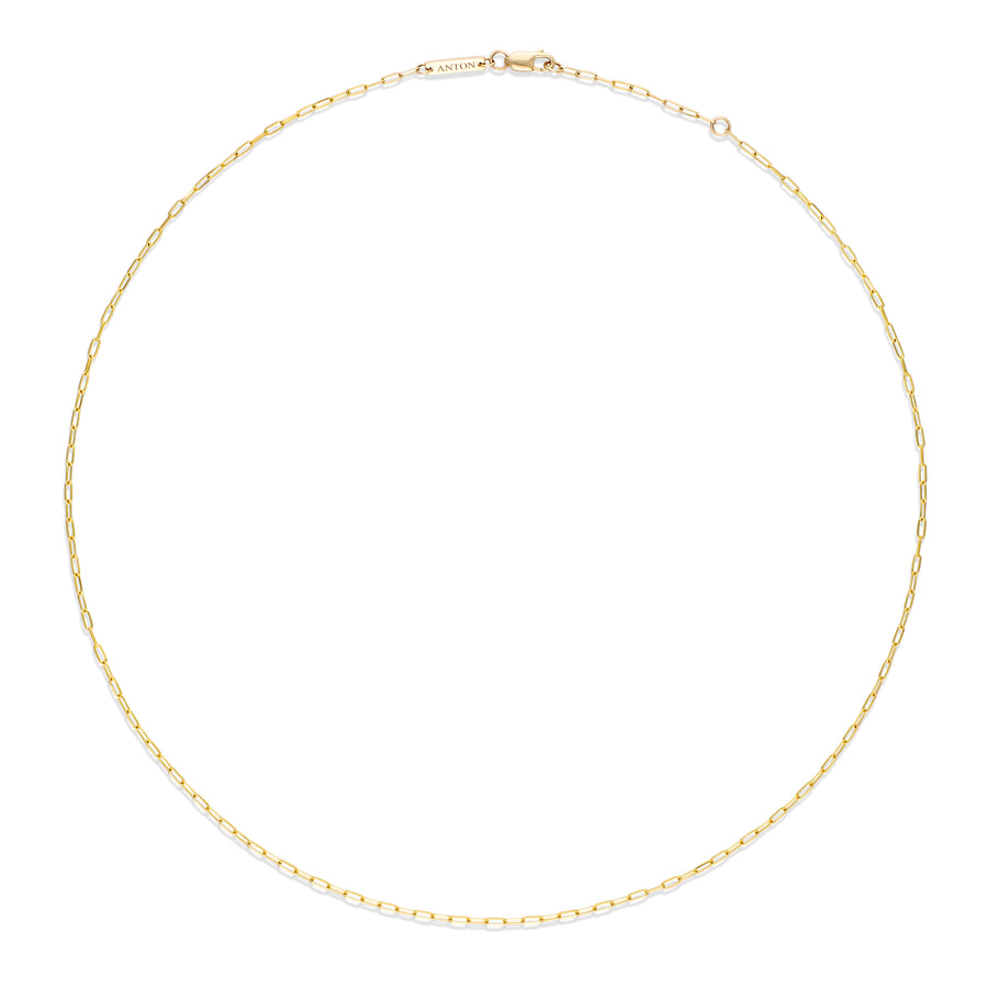 Capri Dreaming® Paperclip Small Necklace | Yellow Gold