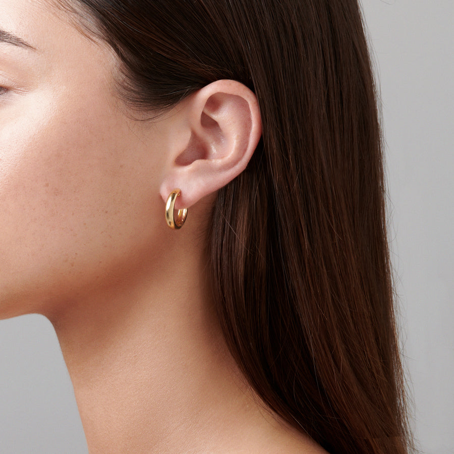Capri Dreaming® Solid Hoops 19mm | Yellow Gold