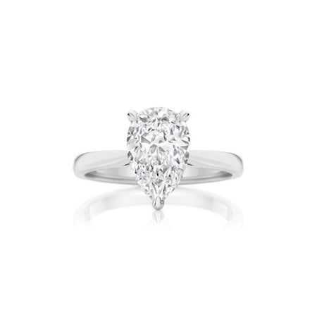 Hot Rocks® Crawford Collection Pear Cut Diamond Engagement Ring | 18K White Gold
