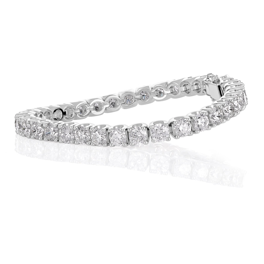 Vivid Tennis Diamond Bracelet | White Gold