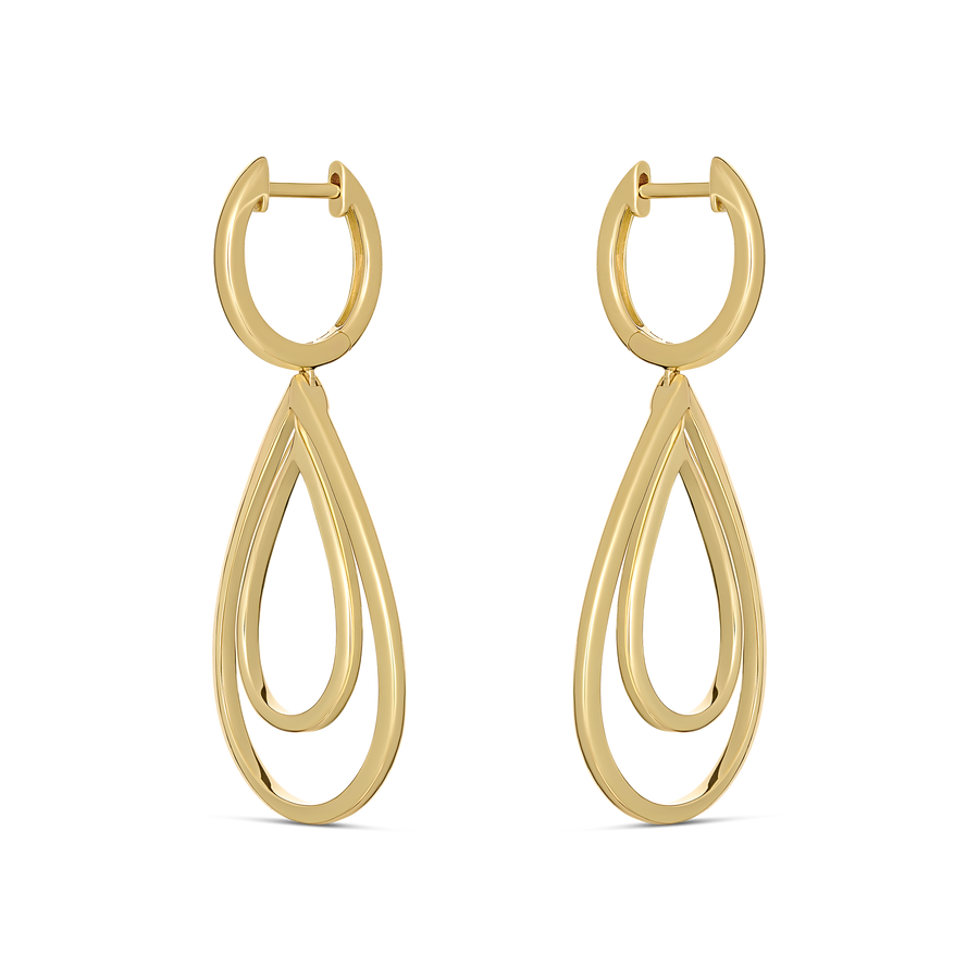 Capri Dreaming® Breeze Drop Earrings | Yellow Gold
