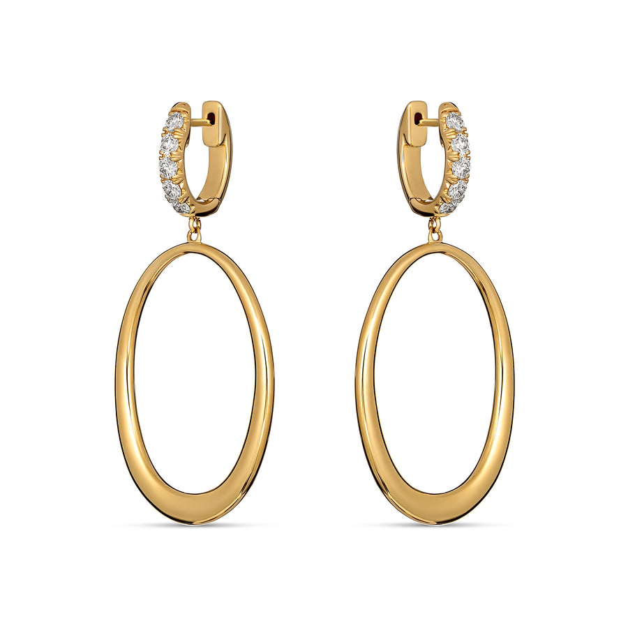 Capri Dreaming® Island Diamond Drop Earrings | Yellow Gold