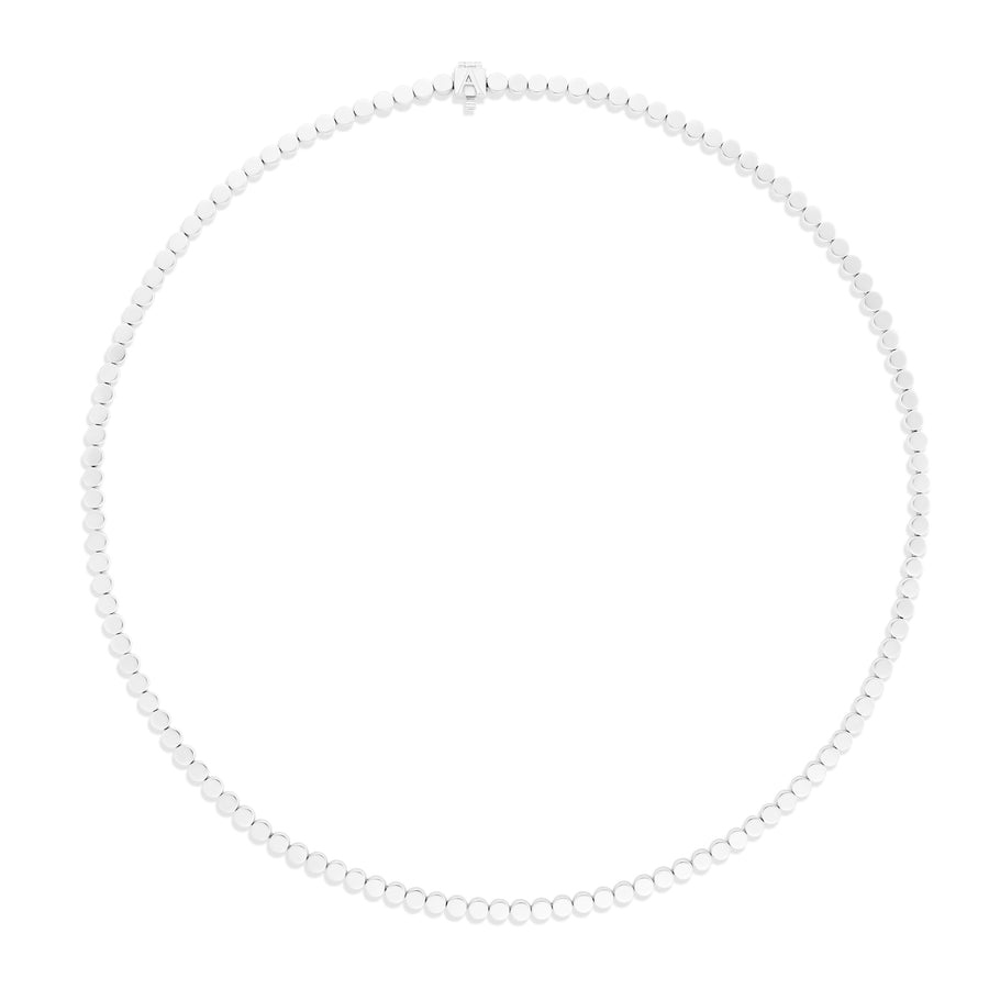 Capri Dreaming® Golden Tennis Necklace | White Gold