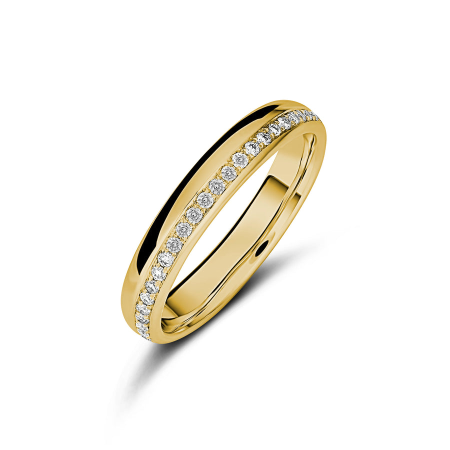 Wedding Diamond Ring | Yellow Gold