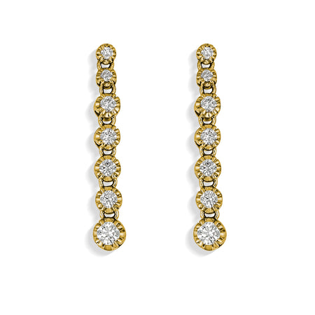Allure Drop Earrings | Yellow Gold