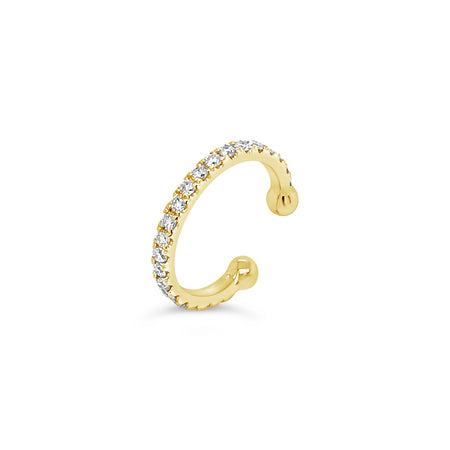 Icon Eternity Ear Cuff | Yellow Gold