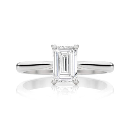 Classic Engagement | Emerald Cut Diamond Ring