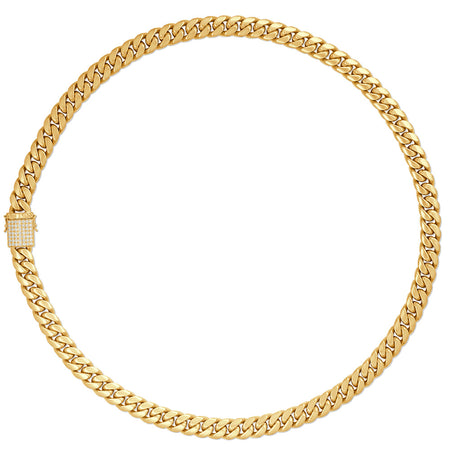 Men's Cuban Link Chain | 18K Yellow Gold