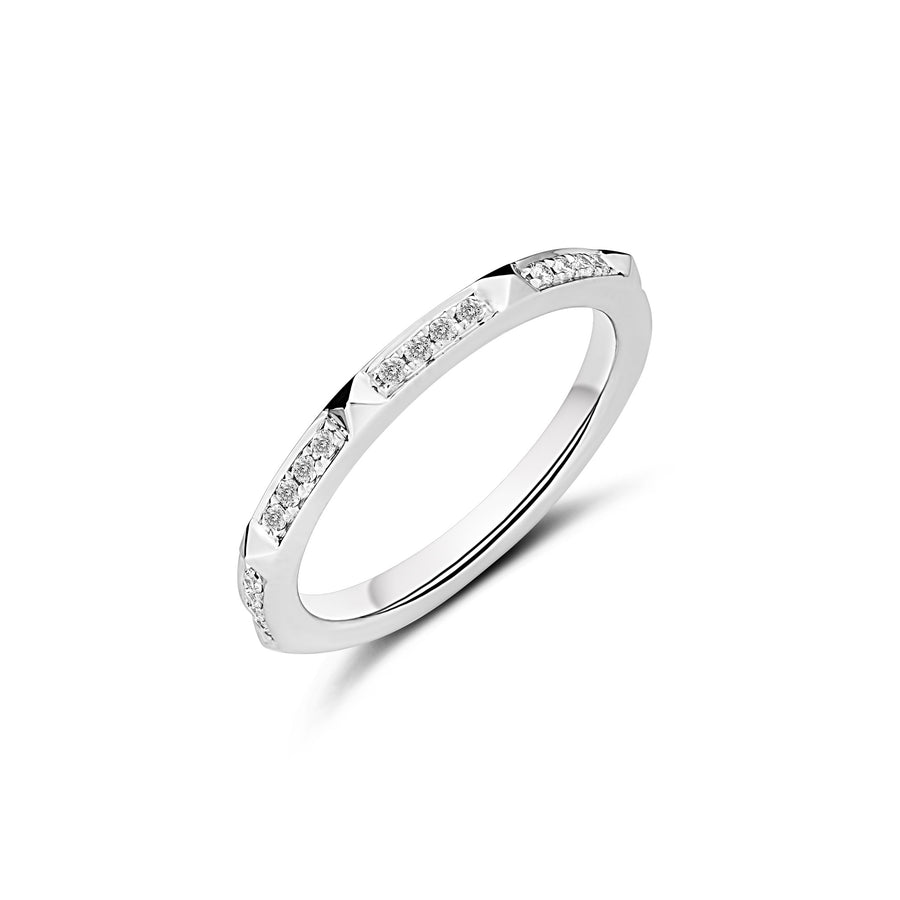 R.08™ Une Diamond Ring | White Gold