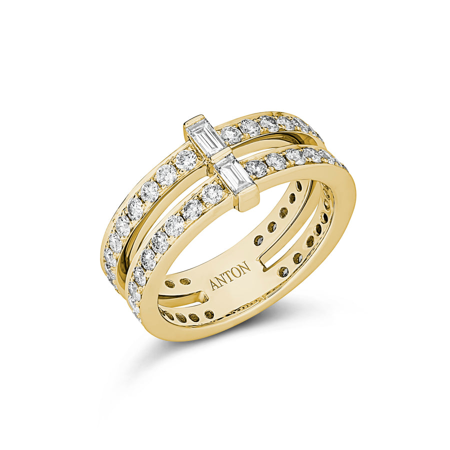 Capri Dreaming® Lighthouse Diamond Ring | Yellow Gold