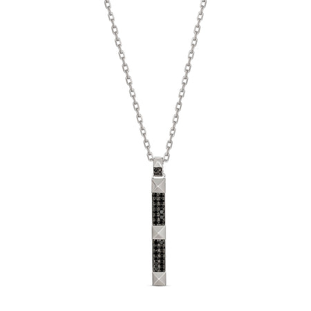 R.08® Deux Diamond Bar Necklace | White Gold
