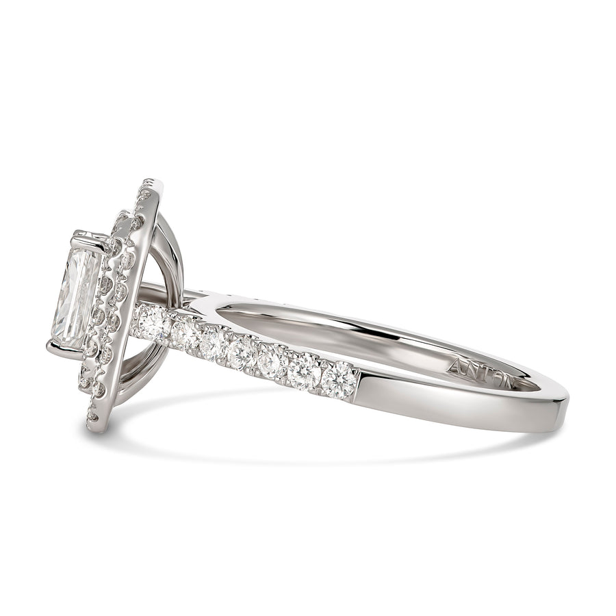 Truly Radiant Double-Halo Engagement Ring