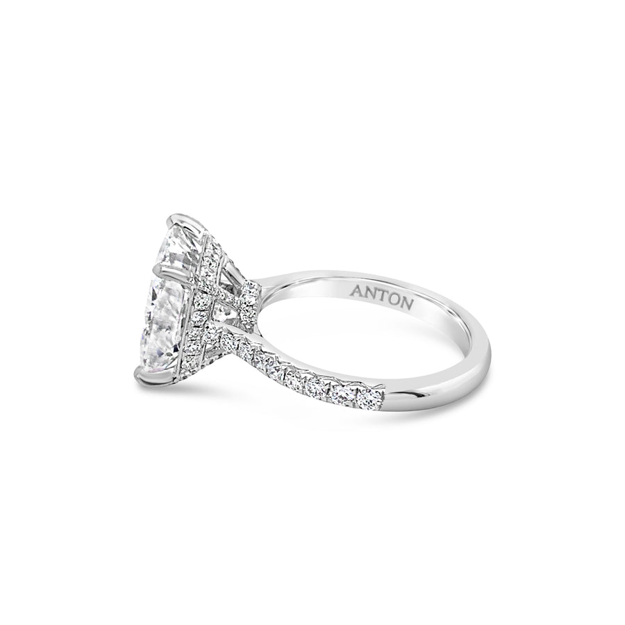 Hot Rocks® Cushion Cut Diamond Ring | White Gold