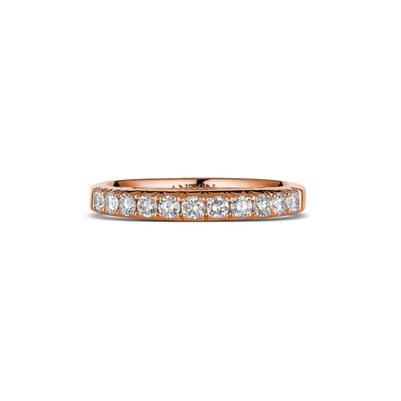 Wedding | Krisscut Diamond Band Rose Gold