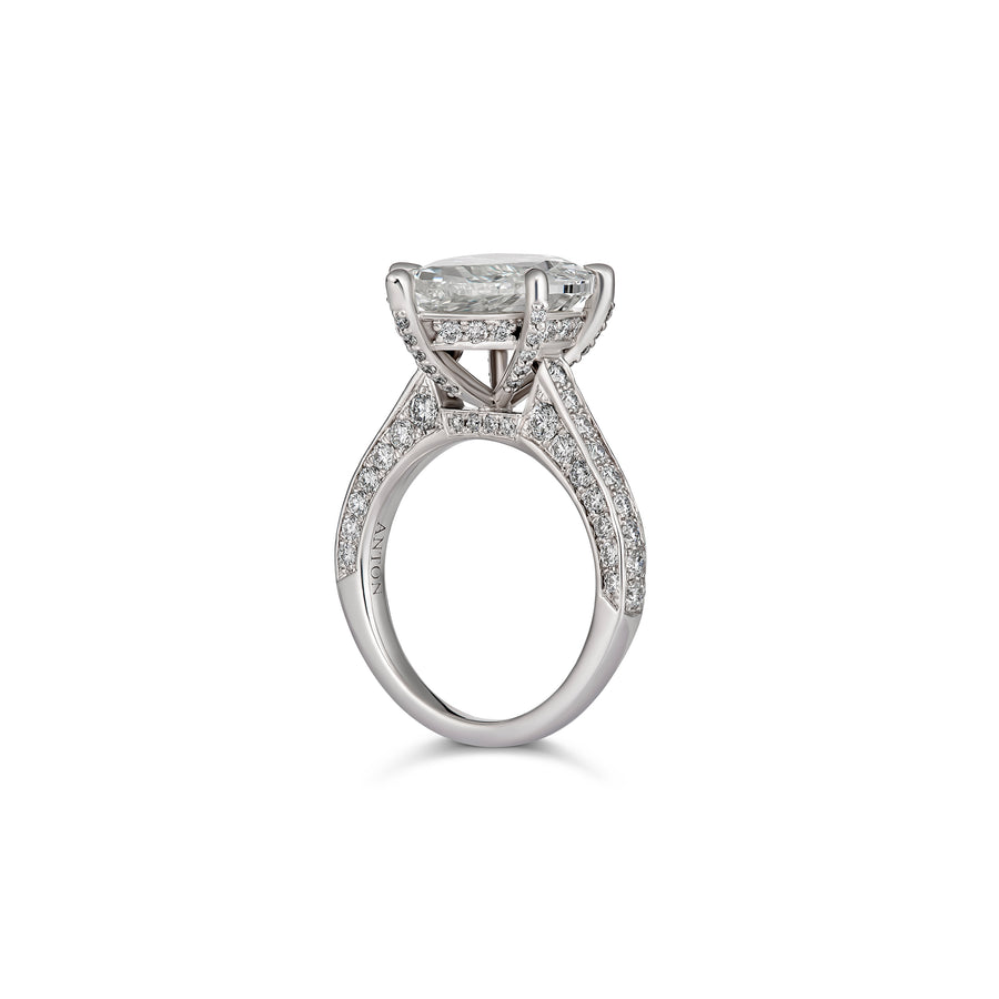 Hot Rocks® Collection Pear Cut 5 Claw Diamond Ring | Platinum