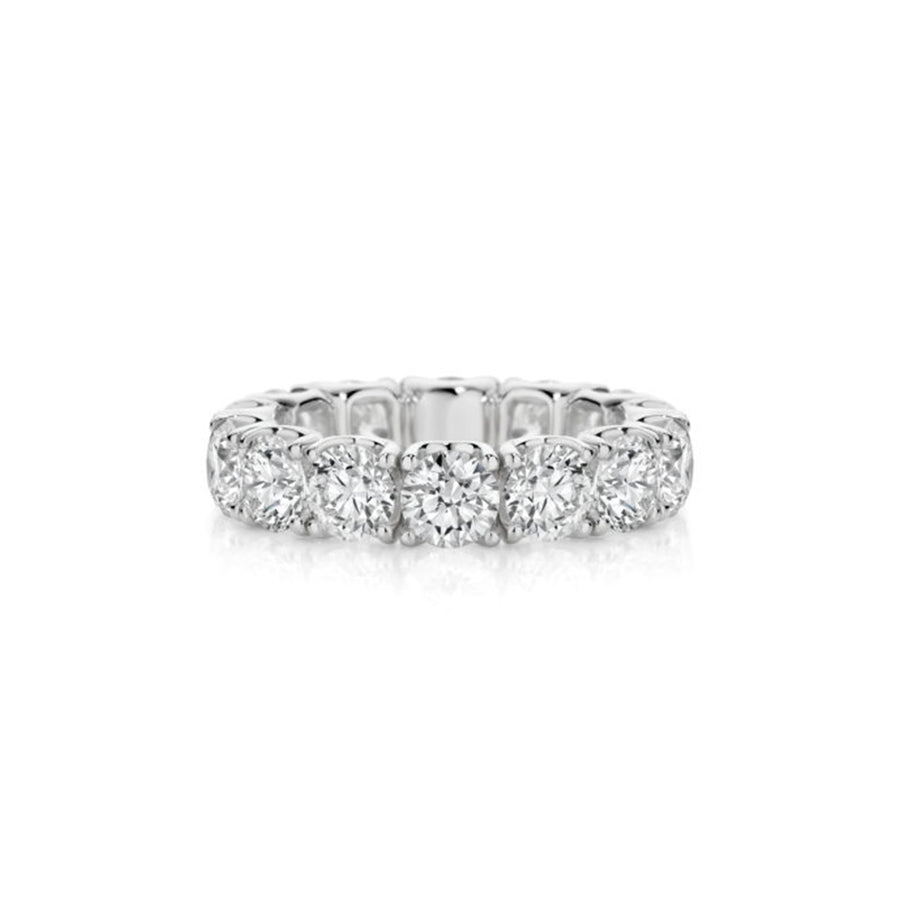 Hot Rocks® Eternity Diamond Ring | White Gold