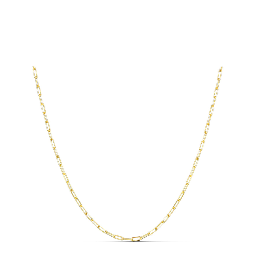 Capri Dreaming® Paperclip Medium Necklace | Yellow Gold