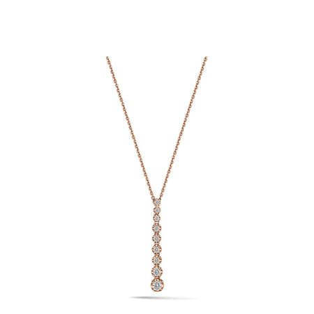 Allure Diamond Drop Pendant | Rose Gold
