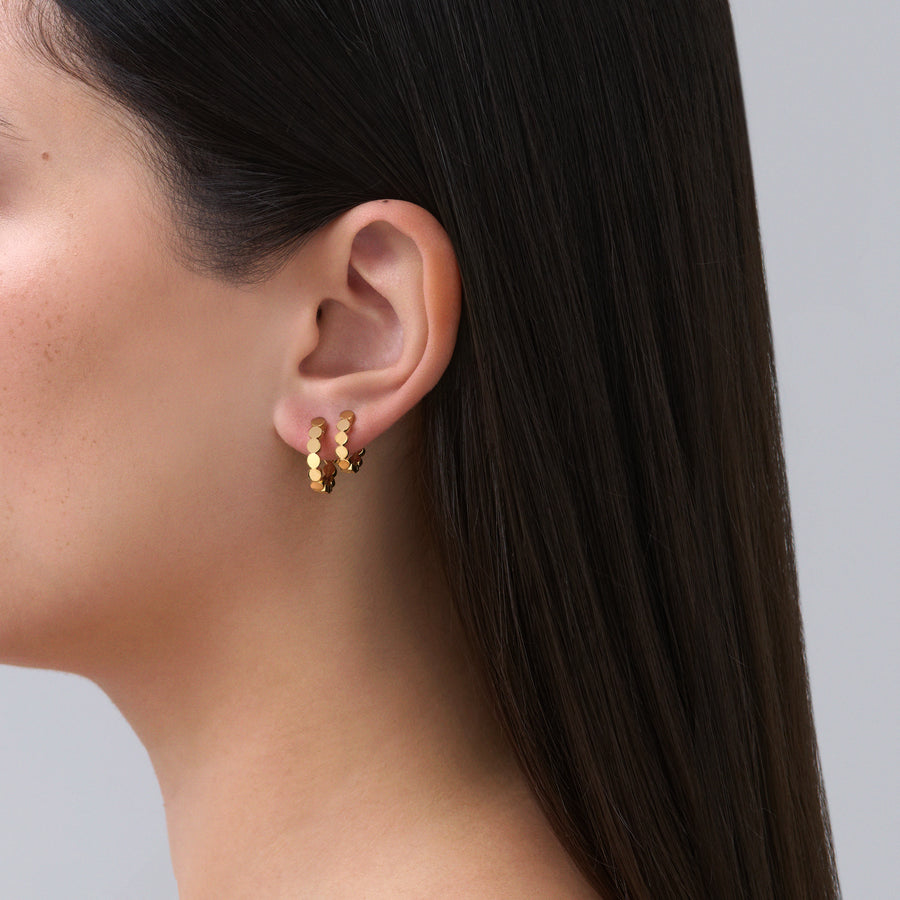 Capri Dreaming® Golden Huggie Earrings Small | Yellow Gold