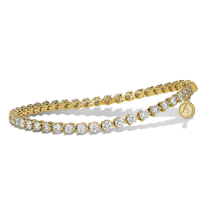 Aura Tennis Bracelet 4.38ct - 4.85ct | White Gold