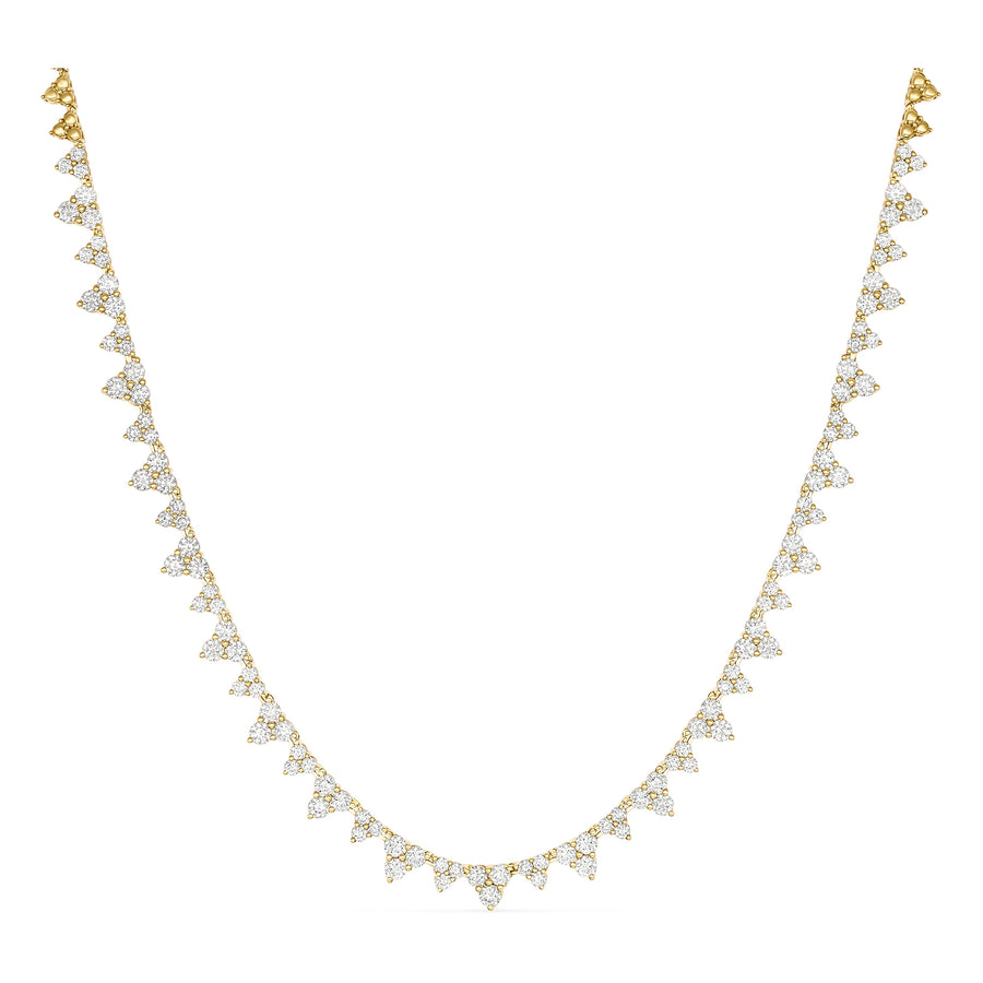 Capri Dreaming® Trio Diamond Necklace | 18K Yellow Gold